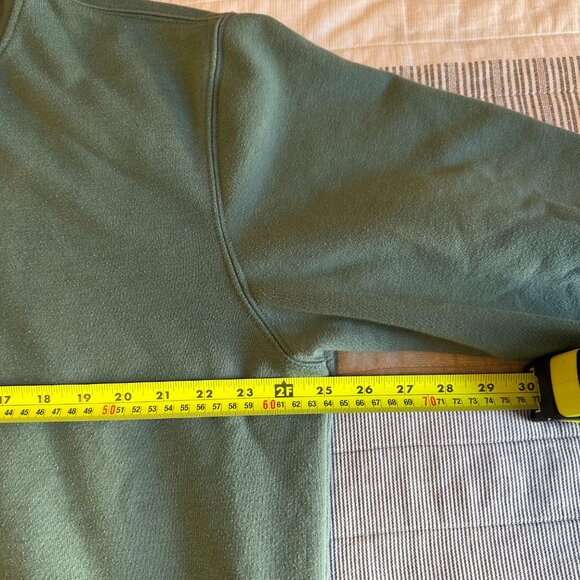 Carhartt Hoodie Sweatshirt Mens XL Green Loose Fit Distressed Long Sleeve - Picture 4 of 9